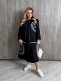 Костюм сукня+жилет 117005